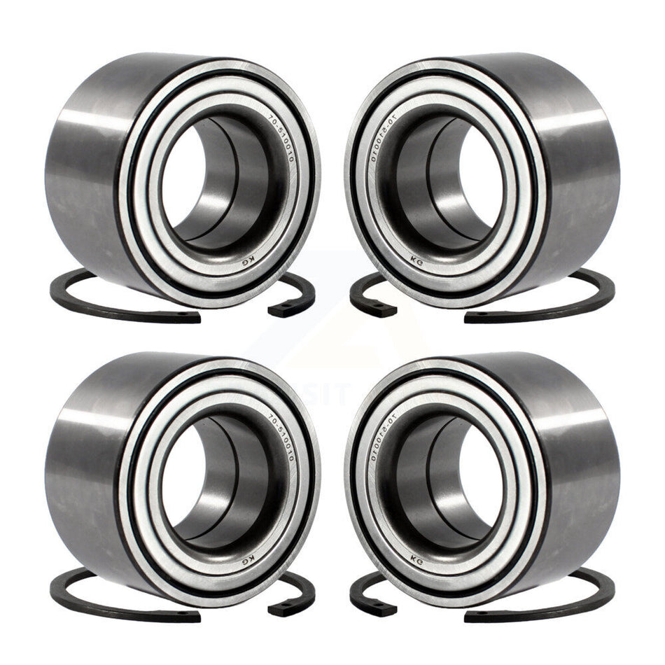 Front Rear Wheel Bearing Kit For Ford Fusion Lincoln MKZ Mercury Milan K70-101727