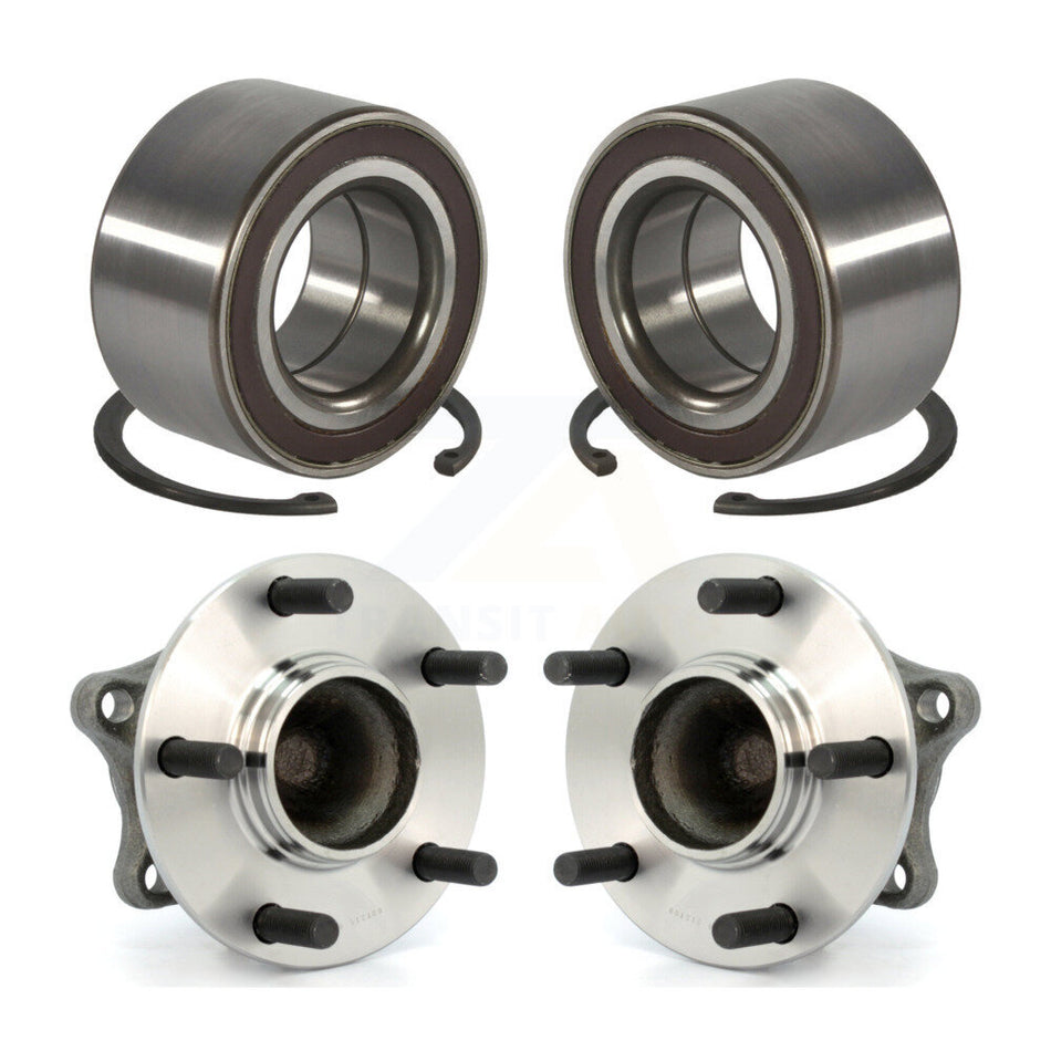 Front Rear Wheel Bearing And Hub Assembly Kit For 2009-2013 Mazda 6 2.5L K70-101768