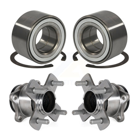 Front Rear Wheel Bearing And Hub Assembly Kit For 2015-2020 Honda Fit K70-101799