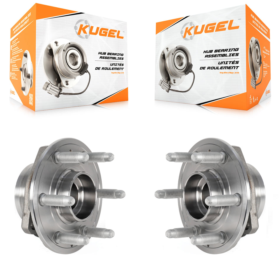 Front Wheel Bearing And Hub Assembly Pair For Chevrolet Traverse GMC Acadia Cadillac XT5 Buick Enclave K70-101809
