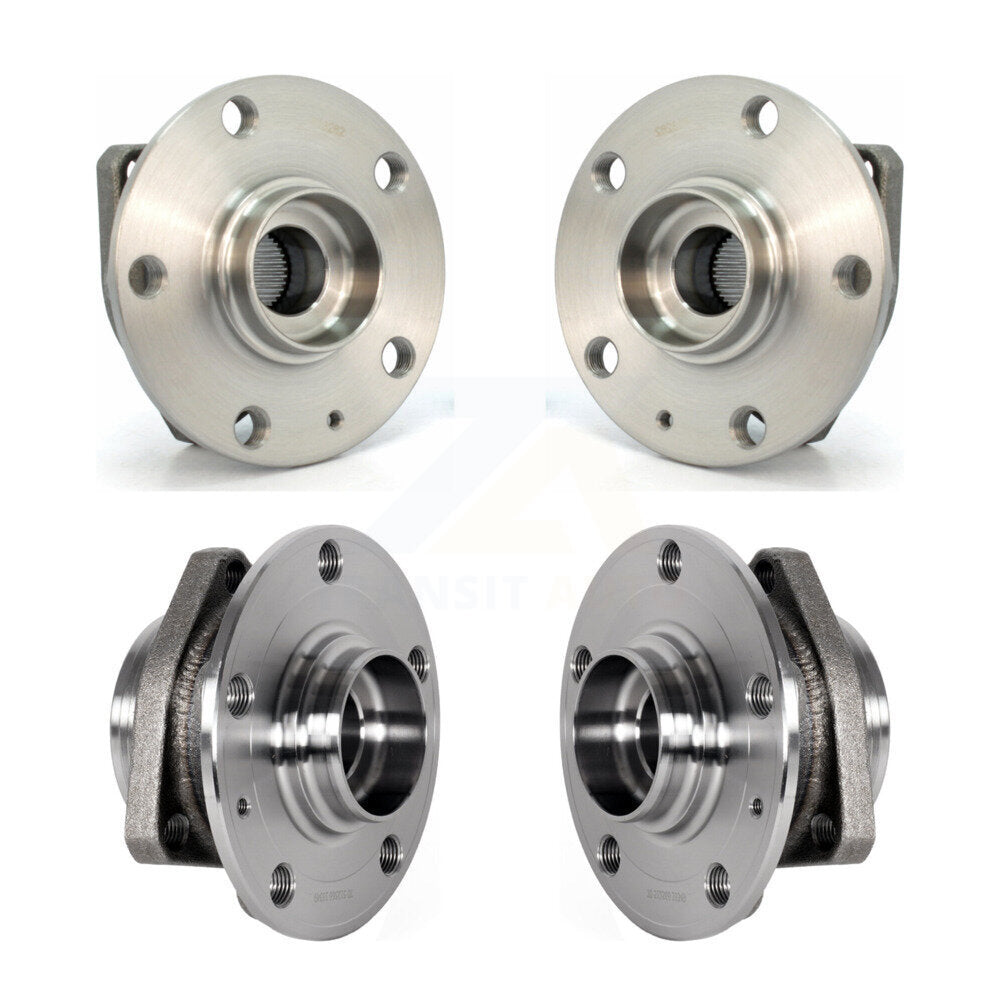 Front Rear Wheel Bearing & Hub Assembly Kit For Volkswagen Golf SportWagen Alltrack K70-101817