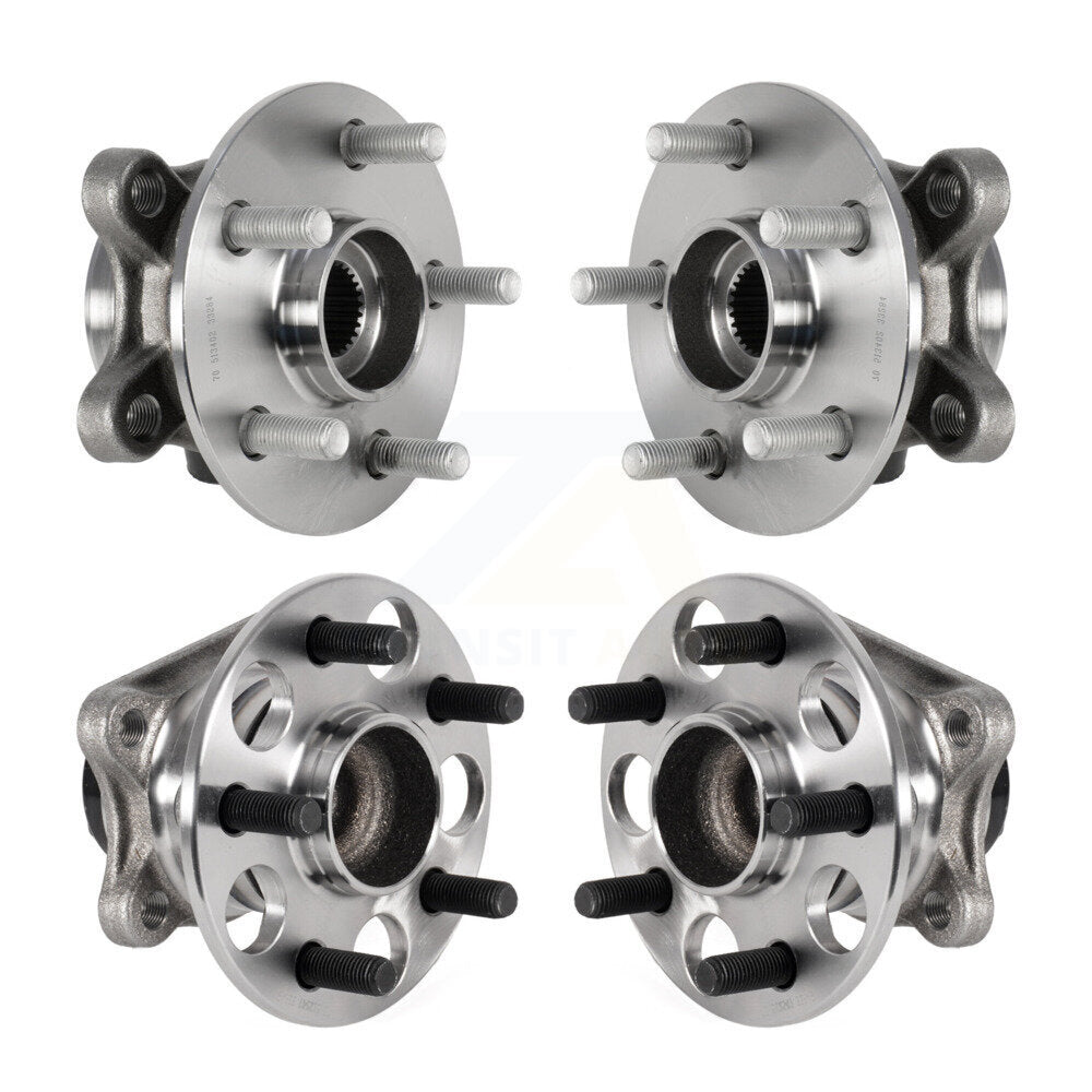 Front Rear Wheel Bearing & Hub Assembly Kit For Toyota Corolla Prius Prime K70-101822