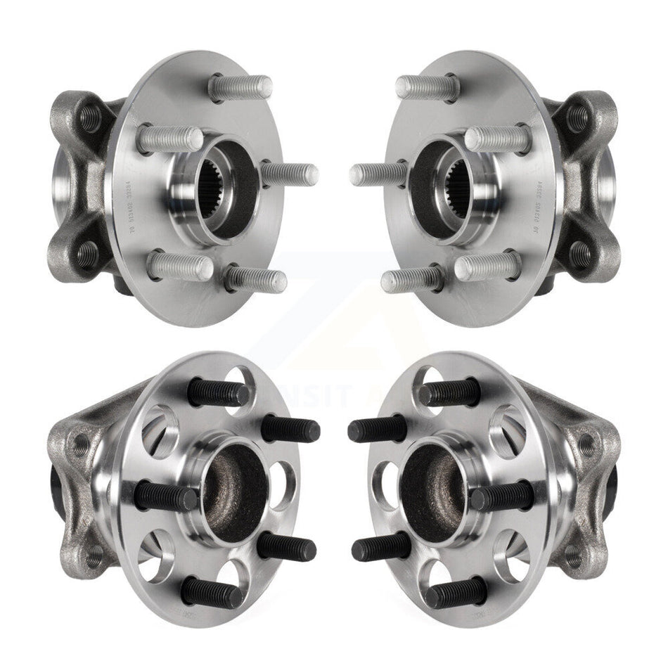 Front Rear Wheel Bearing & Hub Assembly Kit For Toyota Corolla Prius Prime K70-101822