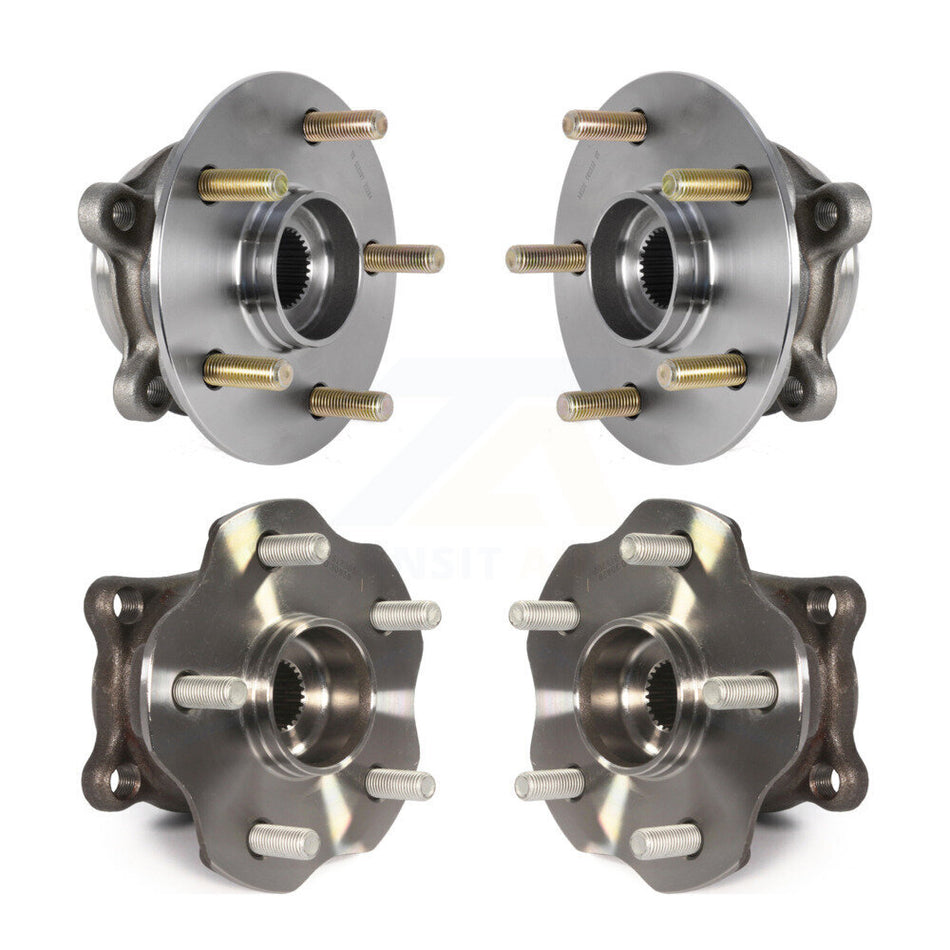 Front Rear Wheel Bearing & Hub Assembly Kit For Lexus RX350 RX450h RX350L RX450hL K70-101847