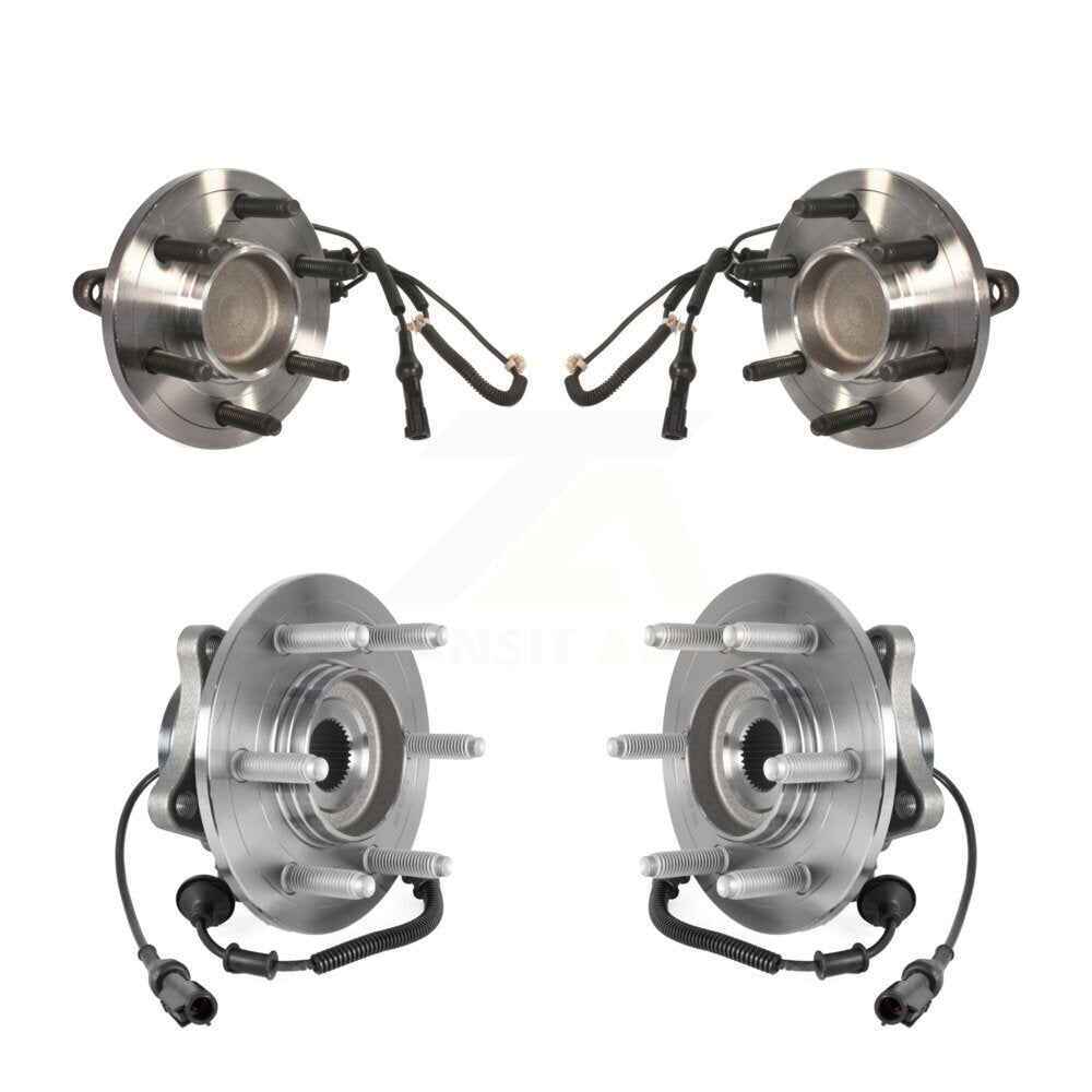 Front Rear Wheel Bearing & Hub Assembly Kit For Ford Expedition Lincoln Navigator RWD K70-101852