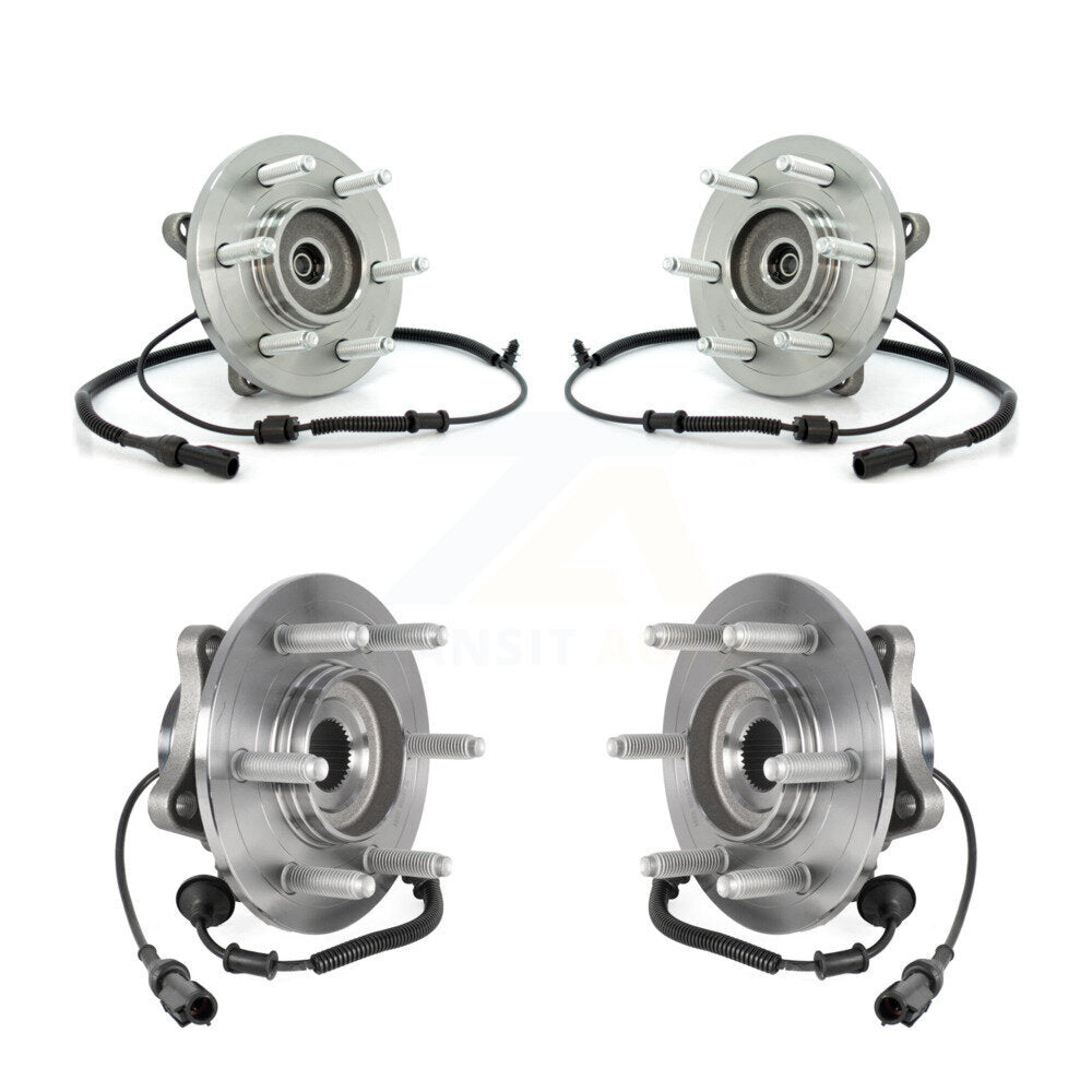 Front Rear Wheel Bearing & Hub Assembly Kit For Ford Expedition Lincoln Navigator K70-101853