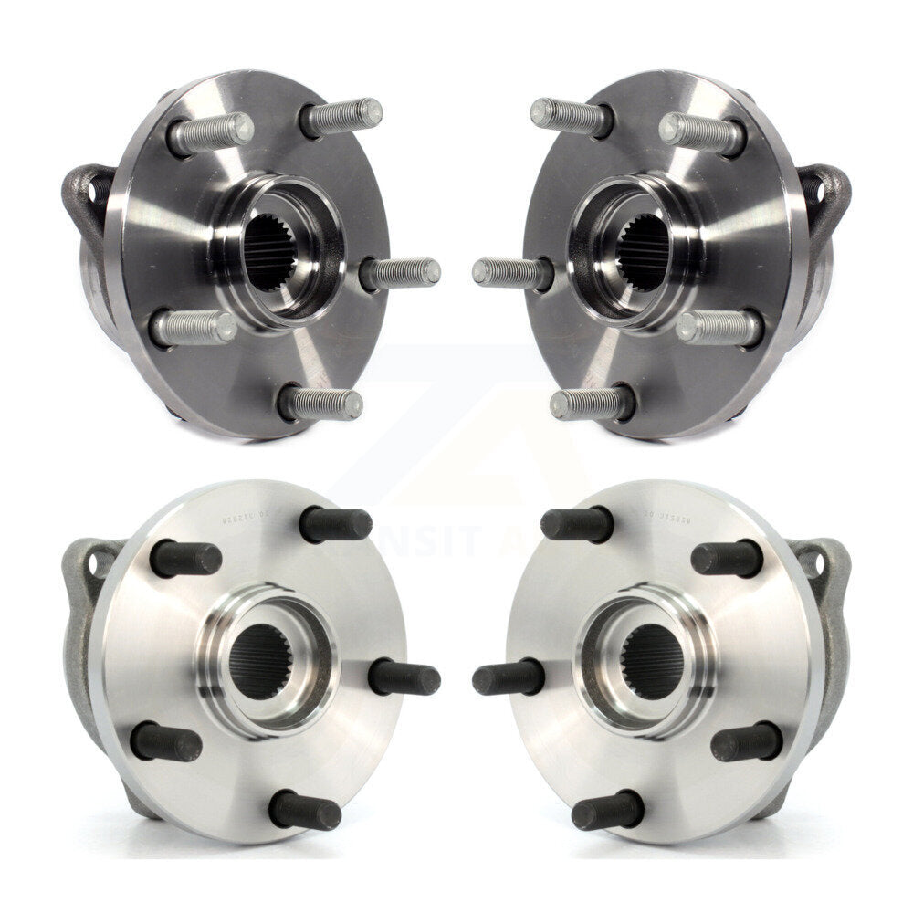 Front Rear Wheel Bearing & Hub Assembly Kit For 2006-2007 Subaru B9 Tribeca K70-101866