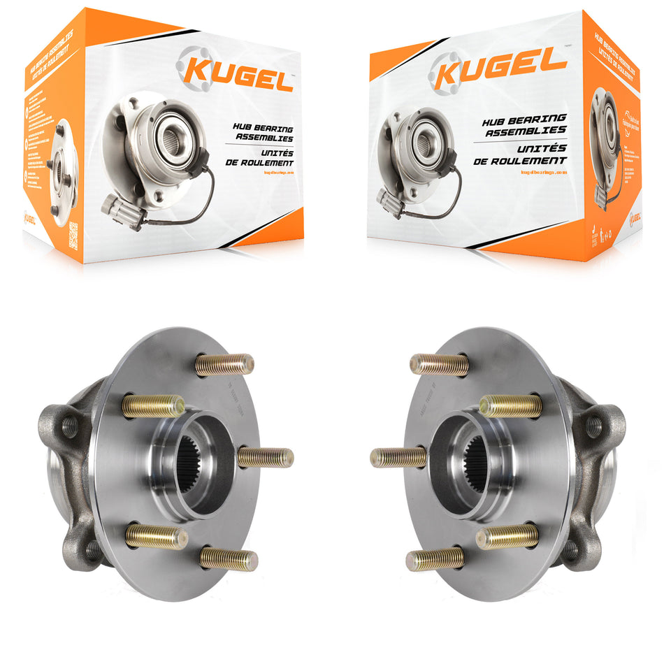 Front Wheel Bearing And Hub Assembly Pair For Lexus RX350 RX450h RX350L RX450hL K70-101869