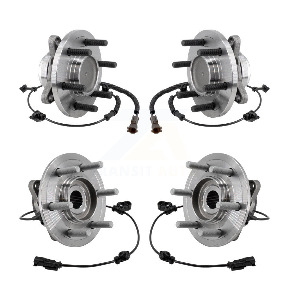 Front Rear Wheel Bearing & Hub Assembly Kit For Ford Expedition Lincoln Navigator RWD K70-101919