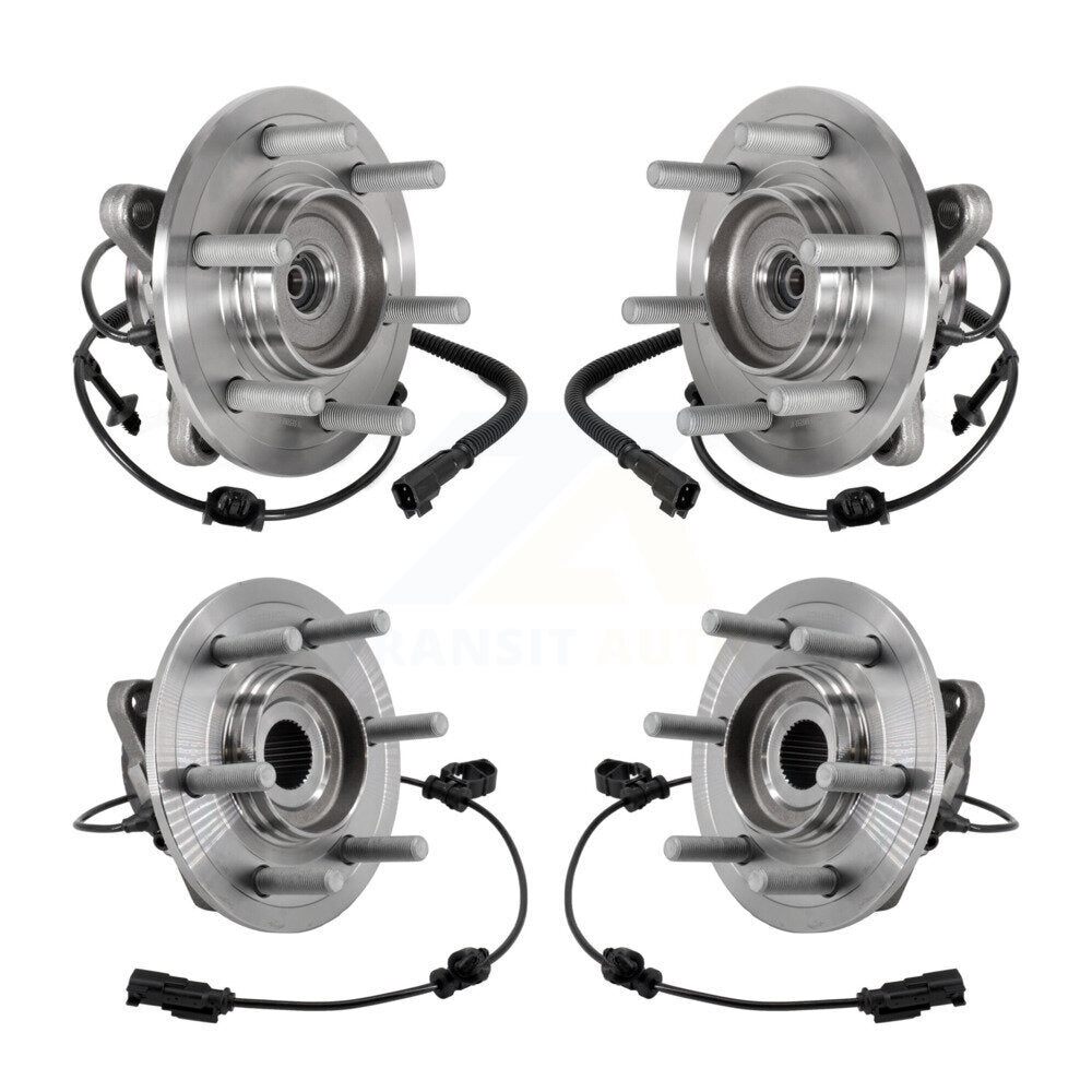 Front Rear Wheel Bearing & Hub Assembly Kit For Ford Expedition Lincoln Navigator 4WD K70-101920