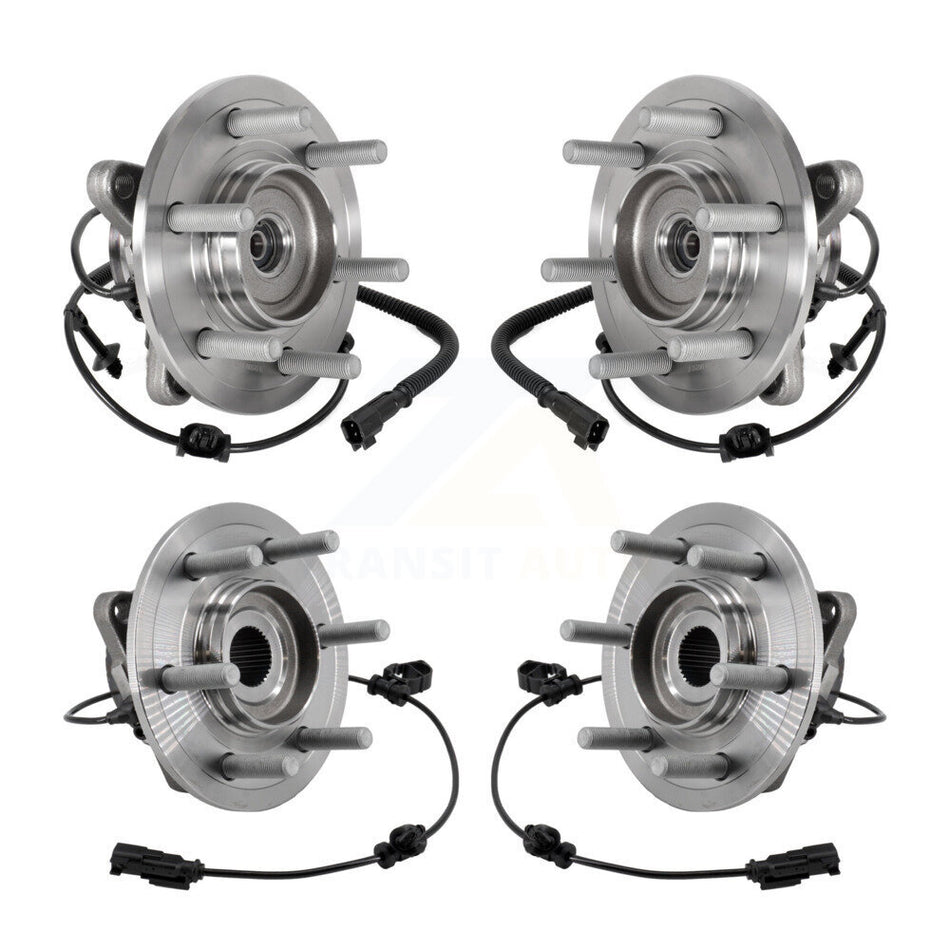 Front Rear Wheel Bearing & Hub Assembly Kit For Ford Expedition Lincoln Navigator 4WD K70-101920
