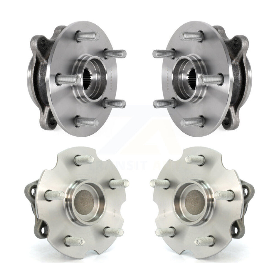 Front Rear Wheel Bearing & Hub Assembly Kit For 2019-2020 Toyota RAV4 FWD with GAS engine K70-101922