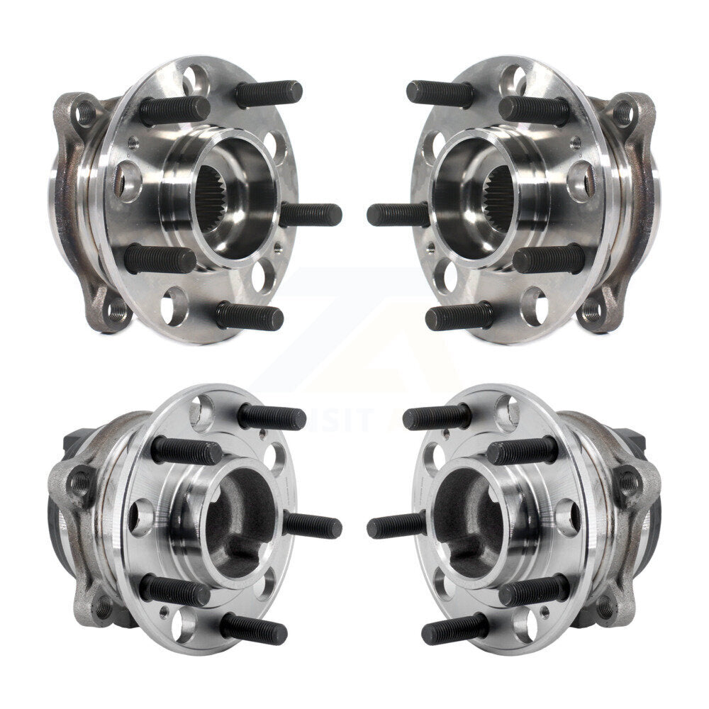 Front Rear Wheel Bearing & Hub Assembly Kit For 2016-2020 Kia Sorento FWD K70-101925