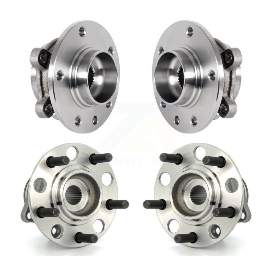 Front Rear Wheel Bearing & Hub Assembly Kit For 2017 Jeep Compass MP body code with 4WD K70-101928