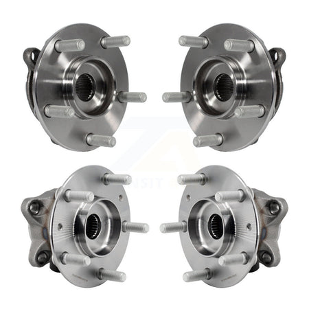 Front Rear Wheel Bearing & Hub Assembly Kit For 2016-2021 Mazda CX-3 AWD K70-101930
