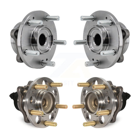Front Rear Wheel Bearing & Hub Assembly Kit For 2017-2019 Kia Soul K70-101931