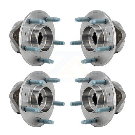 Front Rear Wheel Bearing & Hub Assembly Kit For Chevrolet Equinox GMC Terrain 4WD K70-101941