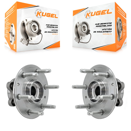 Front Wheel Bearing Hub Assembly Pair For Chevrolet GMC Silverado 1500 Sierra Yukon Tahoe K70-101951