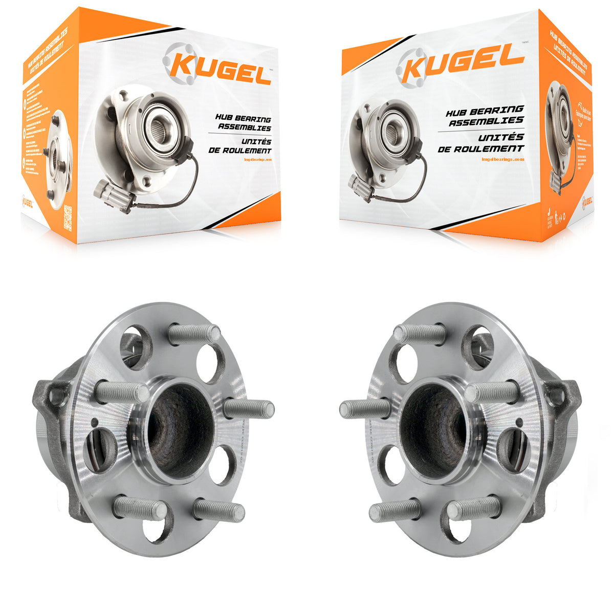 Rear Wheel Bearing And Hub Assembly Pair For 2017-2023 Honda CR-V FWD K70-101961