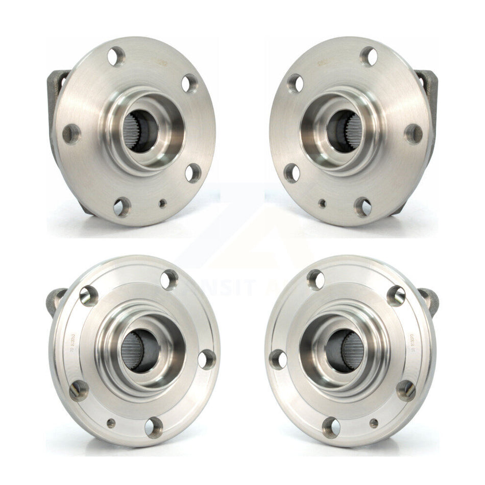 Front Rear Wheel Bearing & Hub Assembly Kit For 2008 Volkswagen R32 K70-101994