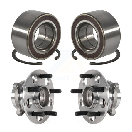 Front Rear Wheel Bearing And Hub Assembly Kit For 2017-2023 Honda CR-V AWD K70-102003