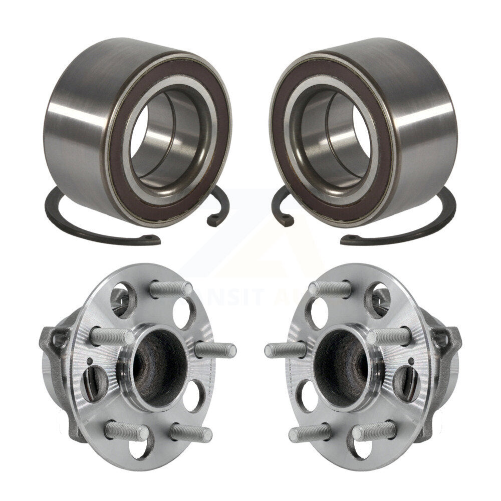Front Rear Wheel Bearing And Hub Assembly Kit For 2017-2023 Honda CR-V FWD K70-102004