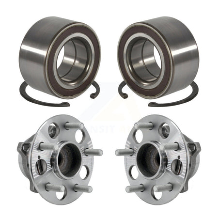 Front Rear Wheel Bearing And Hub Assembly Kit For 2017-2023 Honda CR-V FWD K70-102004