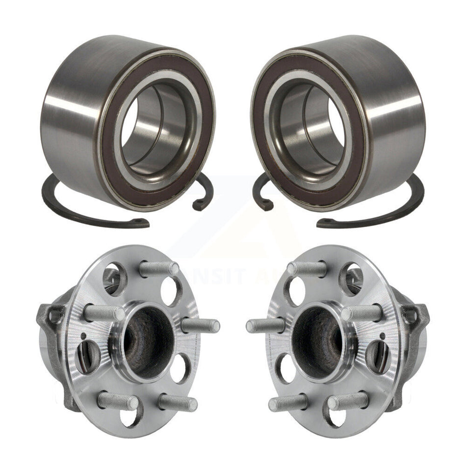 Front Rear Wheel Bearing And Hub Assembly Kit For 2017-2023 Honda CR-V FWD K70-102004