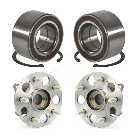 Front Rear Wheel Bearing And Hub Assembly Kit For Honda CR-V Acura RDX K70-102005