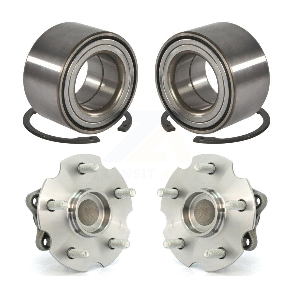 Front Rear Wheel Bearing And Hub Assembly Kit For 2017-2018 Toyota Corolla iM K70-102009
