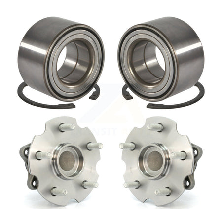 Front Rear Wheel Bearing And Hub Assembly Kit For 2017-2018 Toyota Corolla iM K70-102009