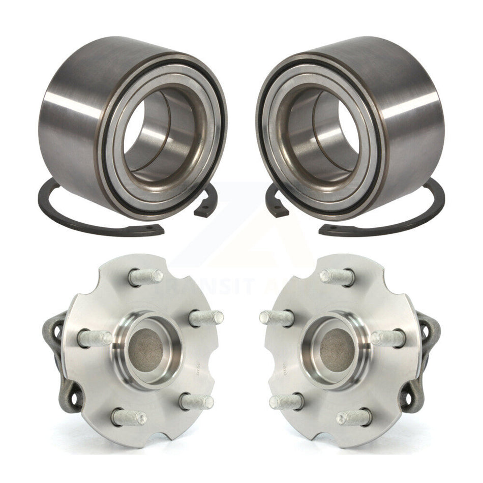 Front Rear Wheel Bearing And Hub Assembly Kit For 2017-2018 Toyota Corolla iM K70-102009