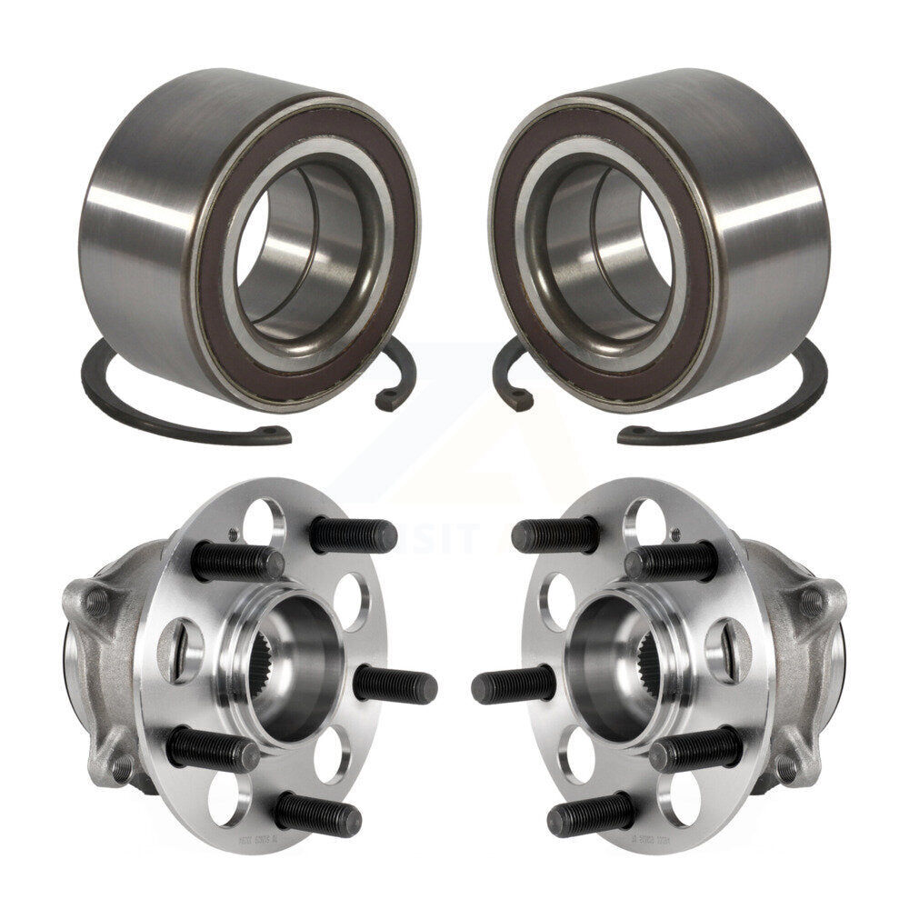 Front Rear Wheel Bearing And Hub Assembly Kit For Honda Pilot Acura MDX Passport K70-102010