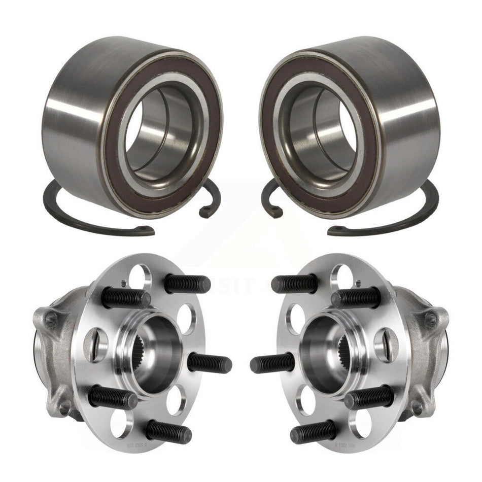 Front Rear Wheel Bearing And Hub Assembly Kit For Honda Pilot Acura MDX Passport K70-102010