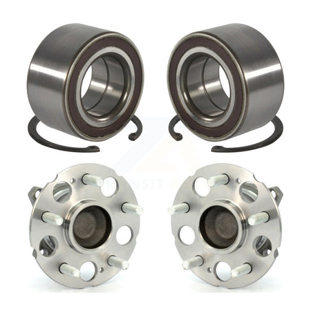 Front Rear Wheel Bearing And Hub Assembly Kit For 2007-2011 Honda CR-V FWD K70-102015