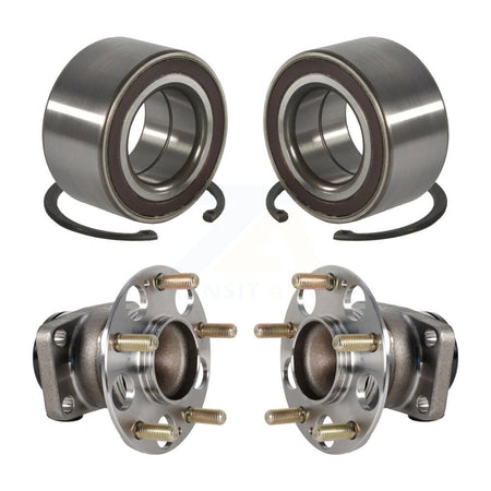 Front Rear Wheel Bearing And Hub Assembly Kit For 2016-2022 Honda HR-V FWD K70-102016