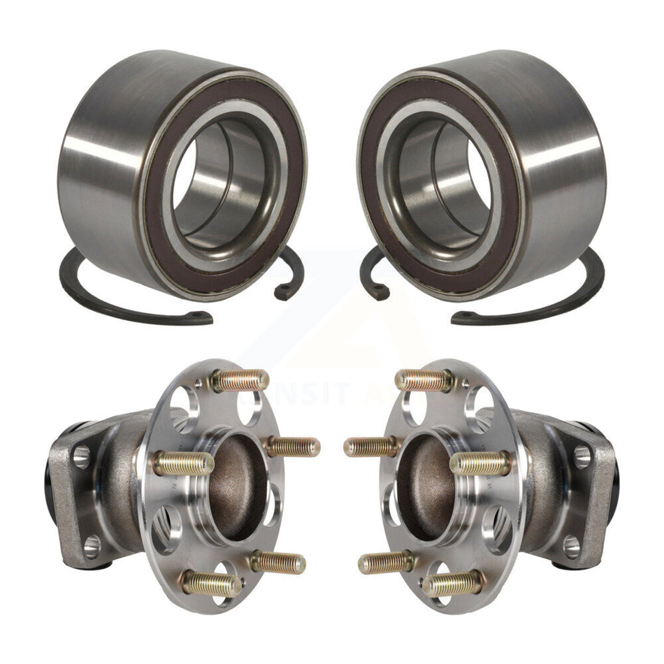 Front Rear Wheel Bearing And Hub Assembly Kit For 2016-2022 Honda HR-V FWD K70-102016