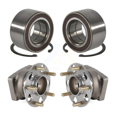 Front Rear Wheel Bearing And Hub Assembly Kit For 2016-2022 Honda HR-V AWD K70-102017
