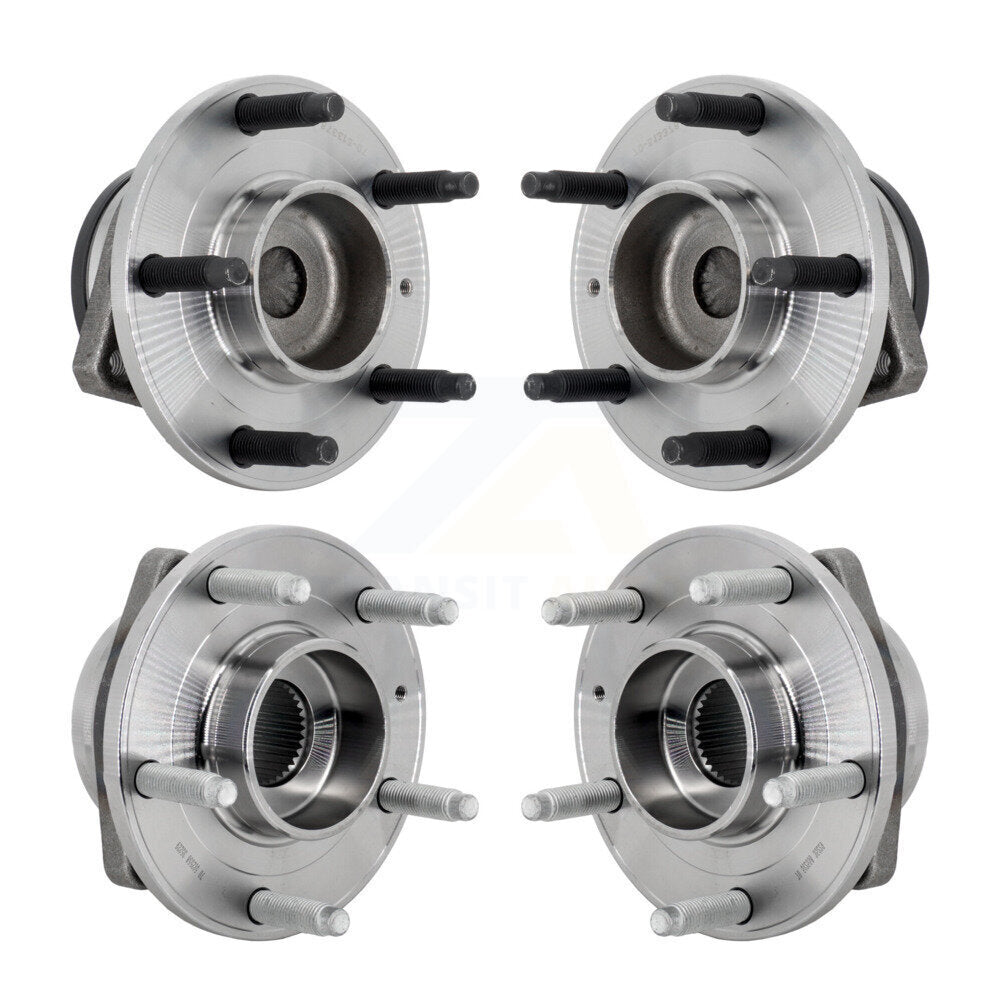 Front Rear Wheel Bearing & Hub Assembly Kit For 2014-2019 Chevrolet Corvette K70-102033