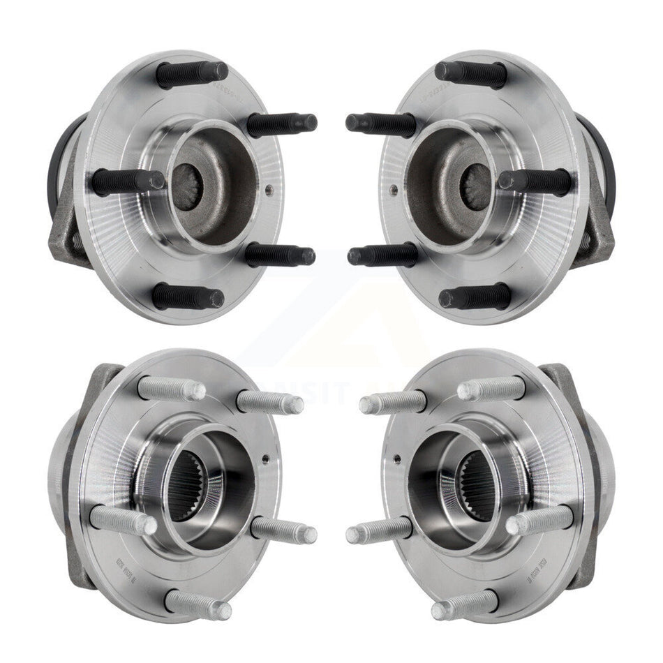Front Rear Wheel Bearing & Hub Assembly Kit For 2014-2019 Chevrolet Corvette K70-102033