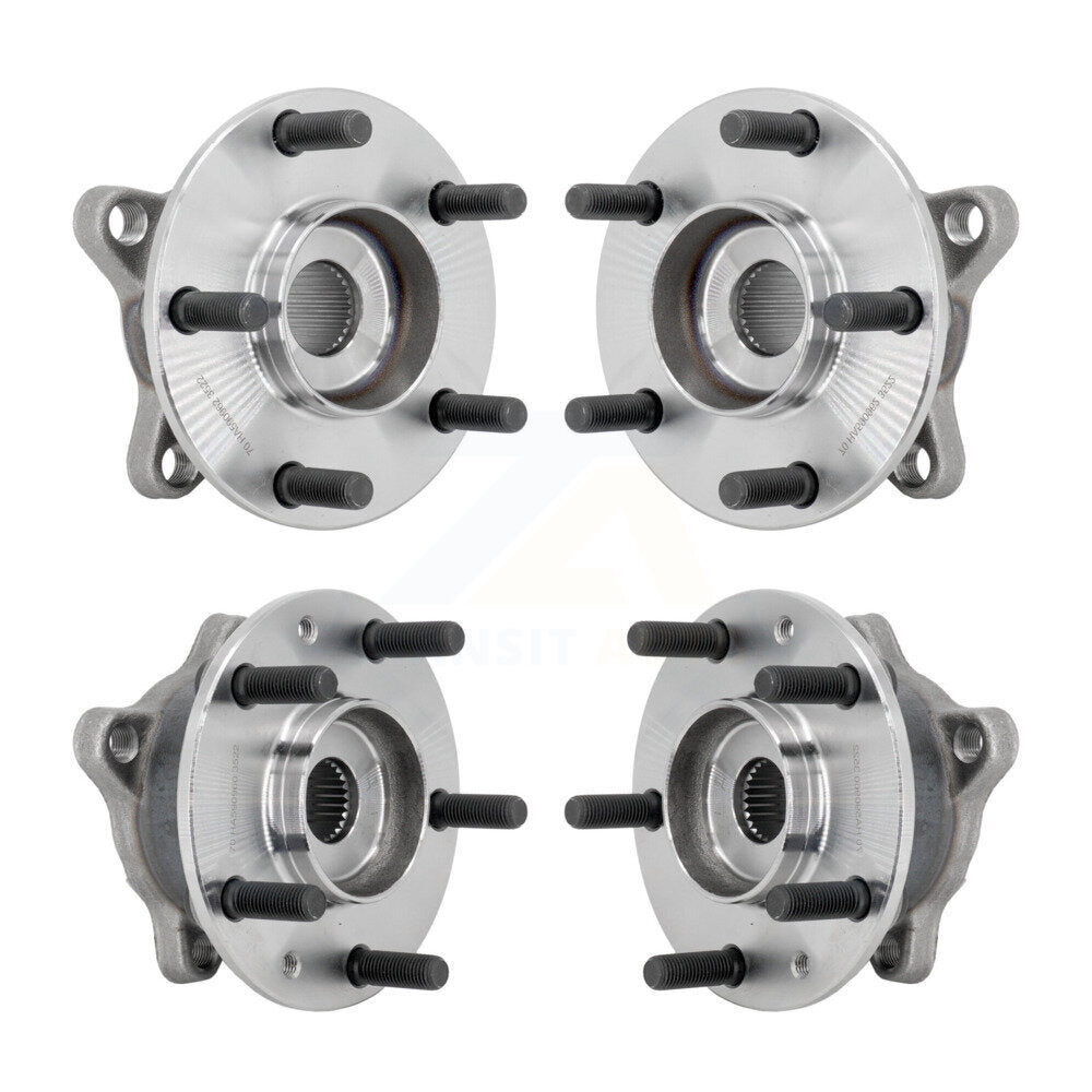 Front Rear Wheel Bearing & Hub Assembly Kit For Mazda CX-30 3 AWD K70-102035