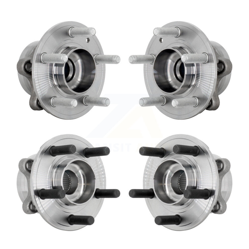 Front Rear Wheel Bearing & Hub Assembly Kit For Ford Explorer Police Interceptor Utility K70-102036