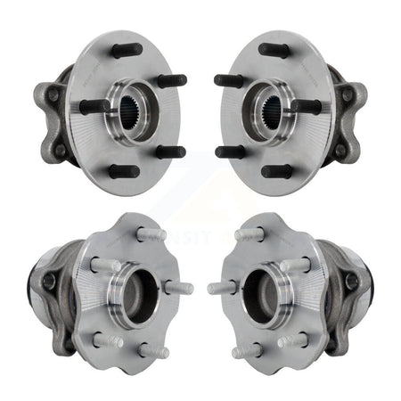 Front Rear Wheel Bearing & Hub Assembly Kit For 2020-2024 Toyota Highlander FWD K70-102040