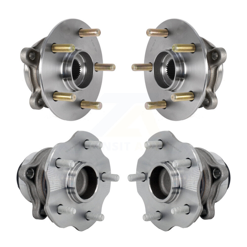 Front Rear Wheel Bearing & Hub Assembly Kit For Lexus RX350 RX350L RX450h FWD K70-102044