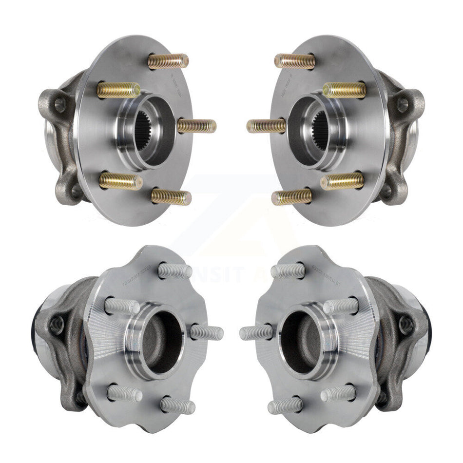 Front Rear Wheel Bearing & Hub Assembly Kit For Lexus RX350 RX350L RX450h FWD K70-102044