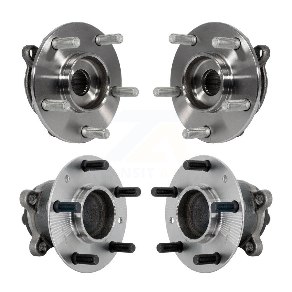 Front Rear Wheel Bearing & Hub Assembly Kit For 2016-2021 Mazda CX-3 FWD K70-102047