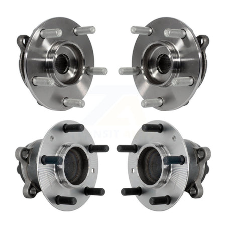 Front Rear Wheel Bearing & Hub Assembly Kit For 2016-2021 Mazda CX-3 FWD K70-102047
