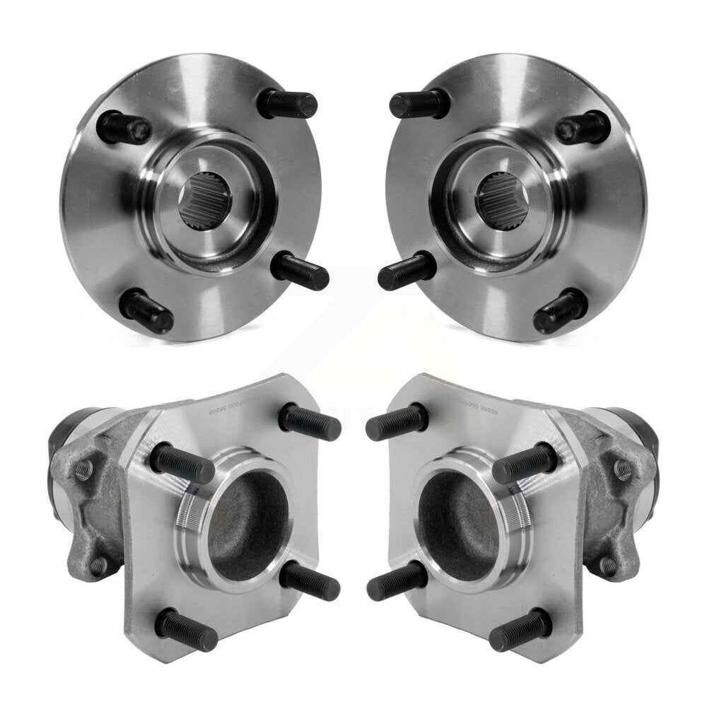 Front Rear Wheel Bearing & Hub Assembly Kit For 2009-2014 Nissan Cube K70-102048