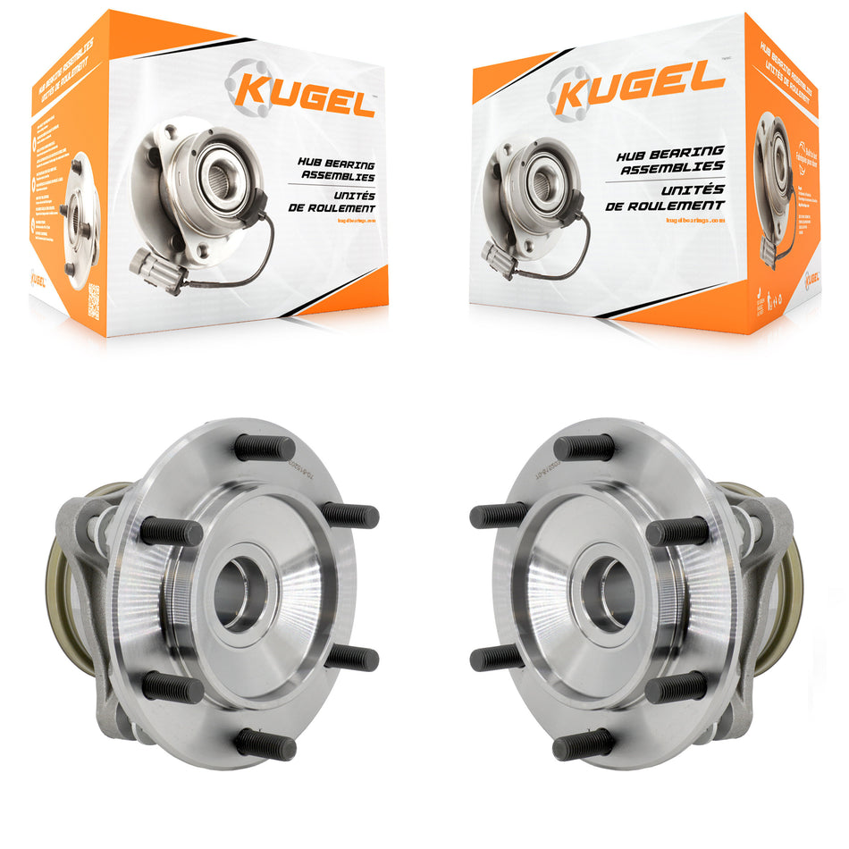Front Wheel Bearing And Hub Assembly Pair For Toyota Tacoma 4Runner FJ Cruiser K70-102067