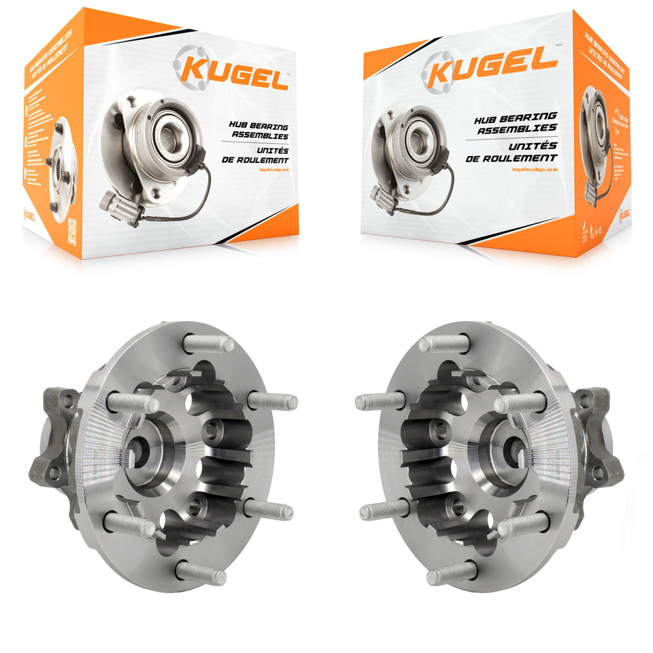Front Wheel Bearing Hub Assembly Pair For Ford Transit-250 Transit-350 Transit-150 HD RWD K70-102076